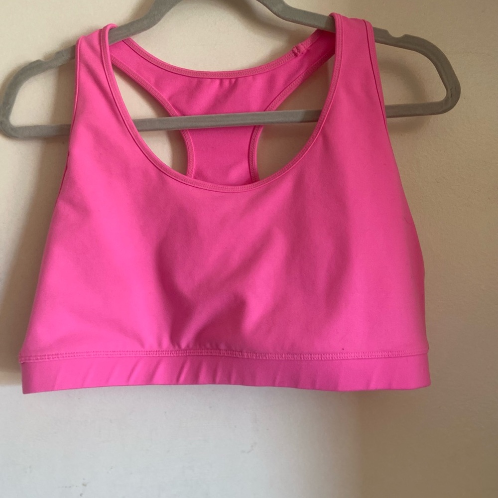 Gap  Neon Pink Sports Bra SZ XL
